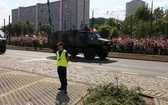 Katowice. Defilada "Wierni Polsce"