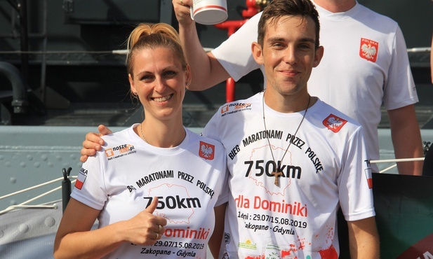 Dominika Hawryluk i Tomek Sobania spotkali się w Gdyni.