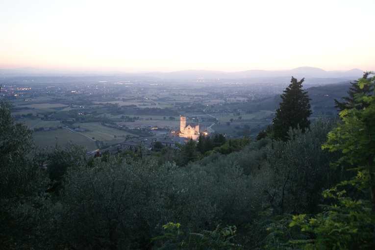 Młodzież ze Świętej Katarzyny w Asyżu