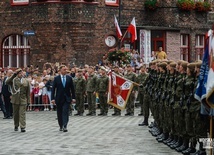 Prezydent na przysiędze śląskich terytorialsów