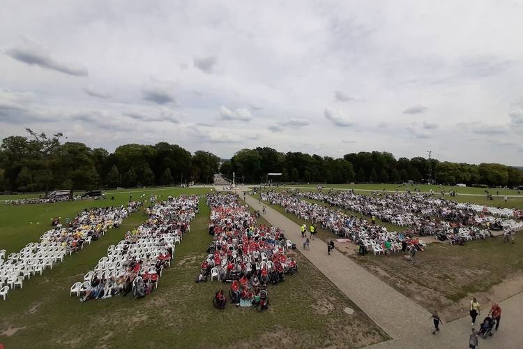 Pielgrzymka na Jasną Górę u celu - cz. 1.