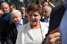 Kolizja z udziałem b. premier Beaty Szydło