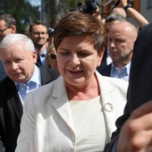 Kolizja z udziałem b. premier Beaty Szydło