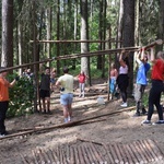 Harcerskie obozowanie 