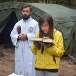 Harcerskie obozowanie 