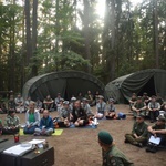 Harcerskie obozowanie 