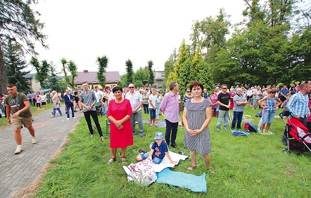 Tradycyjnie w odpuście uczestniczyli wierni z wielu parafii diecezji elbląskiej.