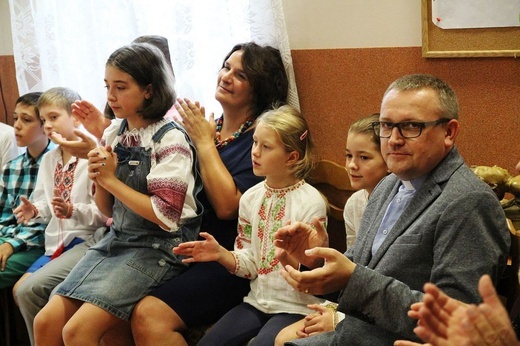 Marszałek Senatu wśród dzieci z Żytomierza i Kijowa na kolonii w Bielsku-Białej Lipniku
