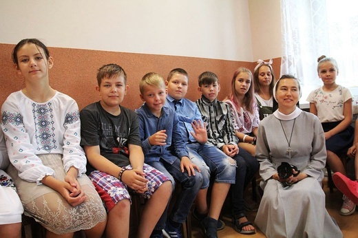 Marszałek Senatu wśród dzieci z Żytomierza i Kijowa na kolonii w Bielsku-Białej Lipniku