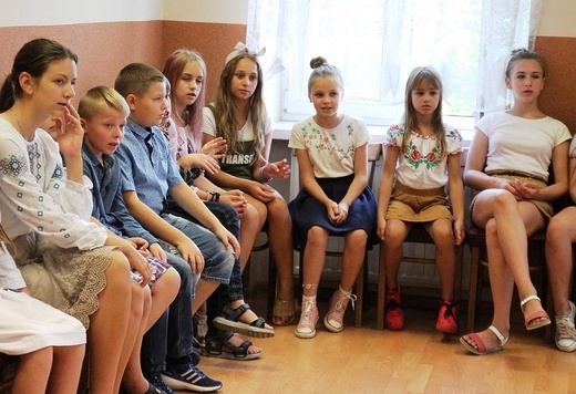 Marszałek Senatu wśród dzieci z Żytomierza i Kijowa na kolonii w Bielsku-Białej Lipniku