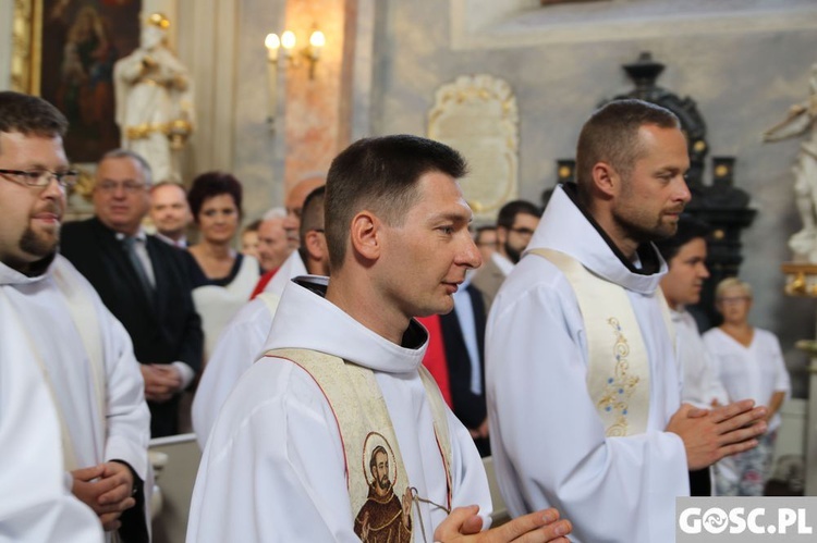 Obłóczyny w klasztorze franciszkanów we Wschowie