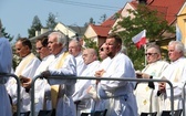 Jubileuszowa Msza św. na rynku w Myślenicach