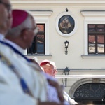 Jubileuszowa Msza św. na rynku w Myślenicach