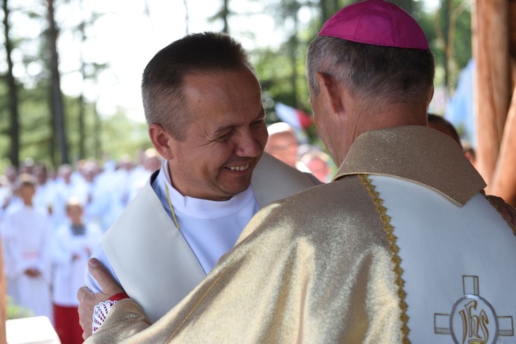 Nabożeństwo i Msza św. w Trzebniowie