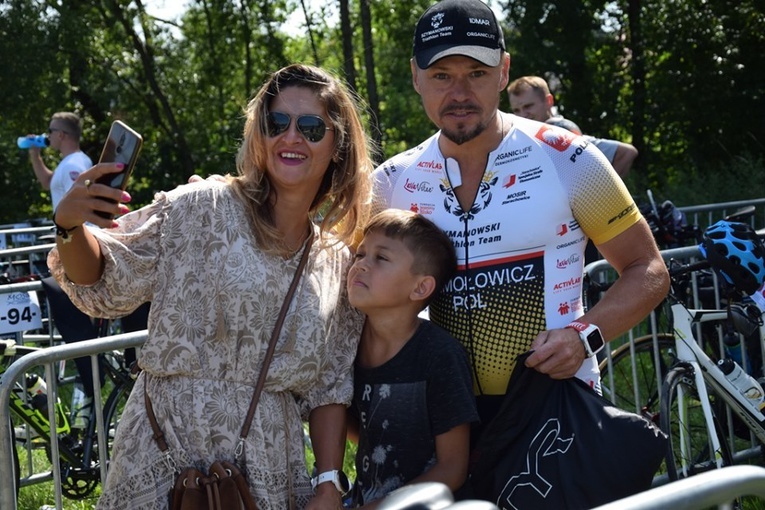 Letni traithlon w Sandomierzu 