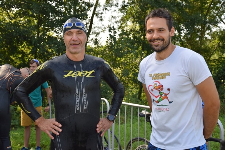 Letni traithlon w Sandomierzu 