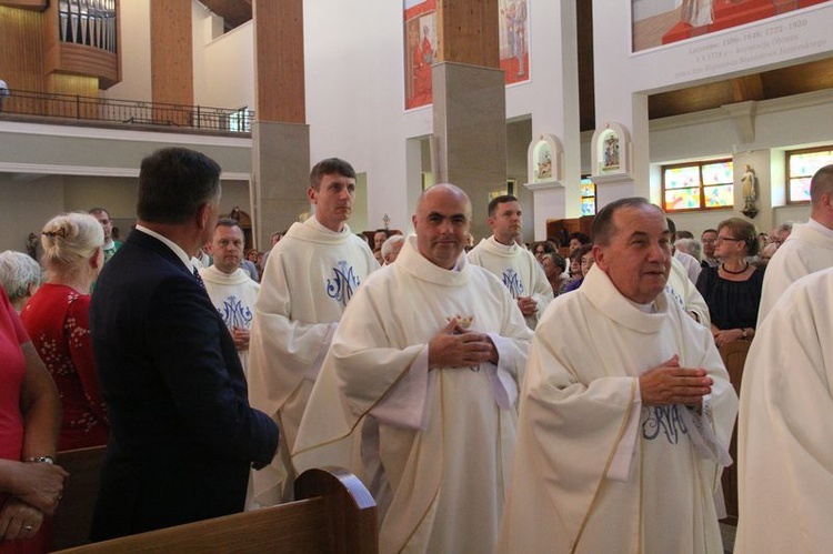 Wprowadzenie nowego proboszcza w parafii Matki Bożej Różańcowej w Lublinie.