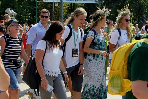 Powitanie 408. Pieszej Pielgrzymki Żywieckiej na Jasnej Górze - 2019