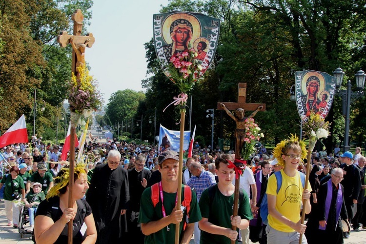 Powitanie 408. Pieszej Pielgrzymki Żywieckiej na Jasnej Górze - 2019