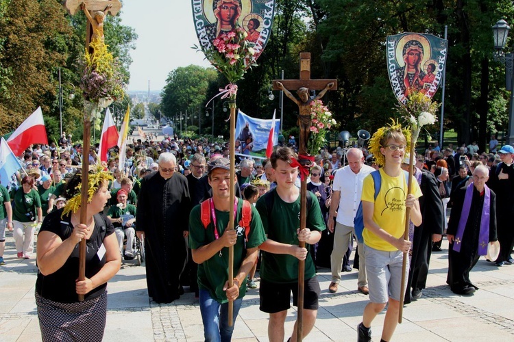 Powitanie 408. Pieszej Pielgrzymki Żywieckiej na Jasnej Górze - 2019