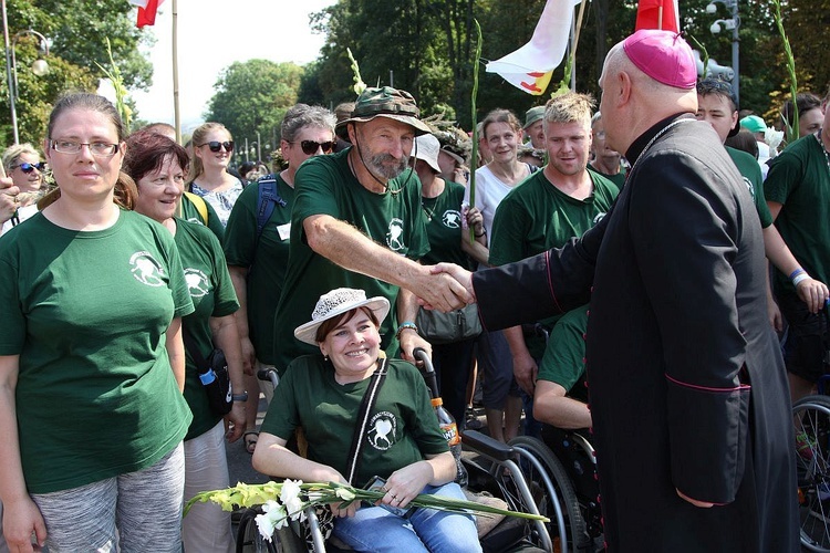 Powitanie 408. Pieszej Pielgrzymki Żywieckiej na Jasnej Górze - 2019