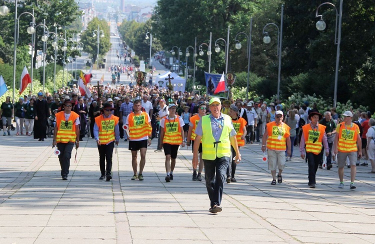 Powitanie 408. Pieszej Pielgrzymki Żywieckiej na Jasnej Górze - 2019