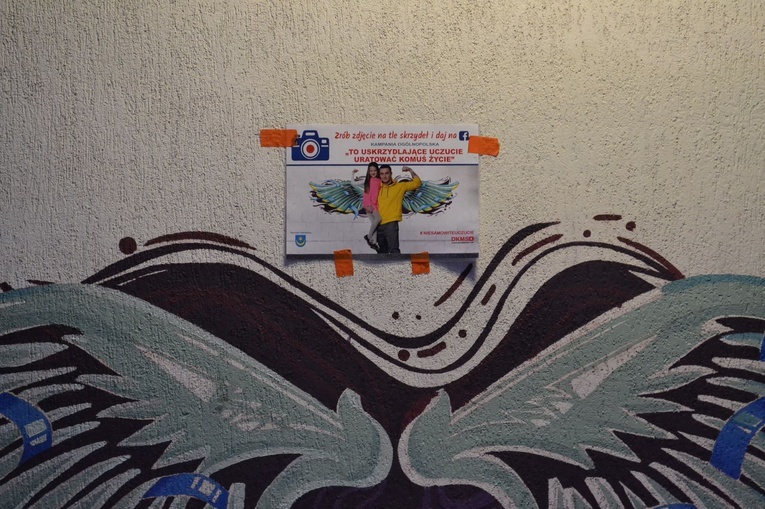 Mural DKMS w Tarnobrzegu