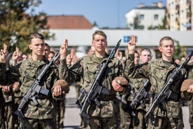 Olsztyn. Terytorialsi złożyli przysięgę