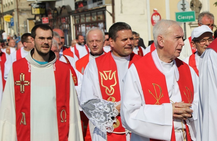 Ze św. Melchiorem w Cieszynie ponad granicami - procesja 2019