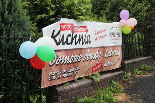 Pierwszy obiad z "Chochlą" w Bielsku-Białej Lipniku