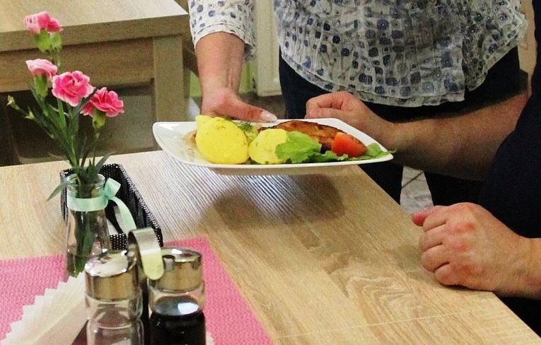 Pierwszy obiad z "Chochlą" w Bielsku-Białej Lipniku