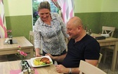 Pierwszy obiad z "Chochlą" w Bielsku-Białej Lipniku