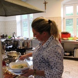 Pierwszy obiad z "Chochlą" w Bielsku-Białej Lipniku