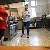 Pierwszy obiad z "Chochlą" w Bielsku-Białej Lipniku