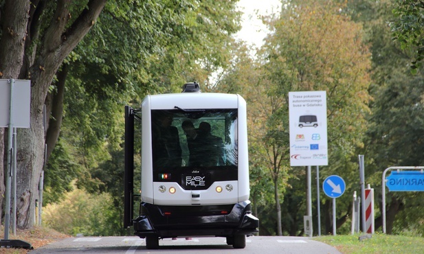 Gdańsk testuje nowoczesny e-bus bez kierowcy