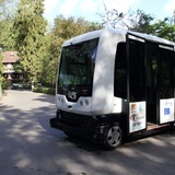 Autonomiczny bus na ulicach Gdańska