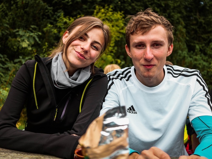 Biały Dunajec - studenci na szlaku