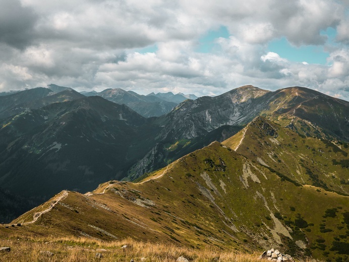 Biały Dunajec - studenci na szlaku