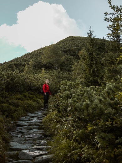 Biały Dunajec - studenci na szlaku