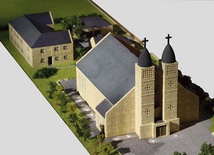 ▲	Na przyszły rok zaplanowano wykonanie fundamentów pod kościół, który zaprojektowała architekt Małgorzata Naskręt.