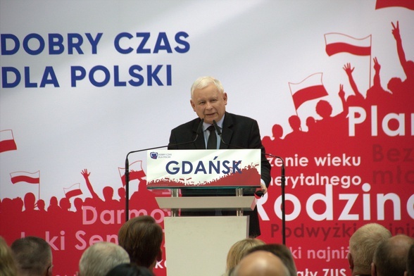 Konwencja PiS w Gdańsku - Jarosław Kaczyński zapowiada budowanie polskiego dobrobytu