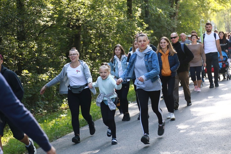 Grupa wyruszająca z Janowca