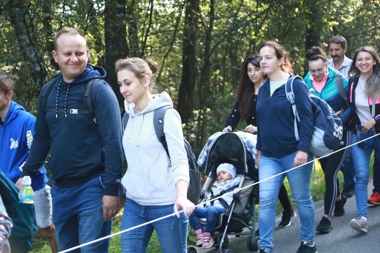 Grupa wyruszająca z Janowca