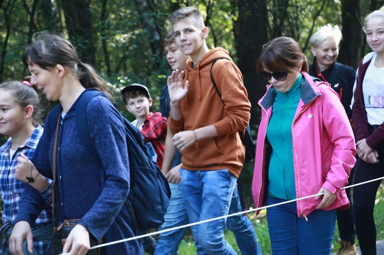 Grupa wyruszająca z Janowca