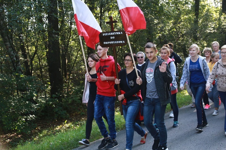 Grupa wyruszająca z Janowca