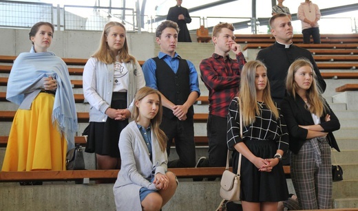 Młodzi w amfiteatrze pod Grojcem w Żywcu - 2019