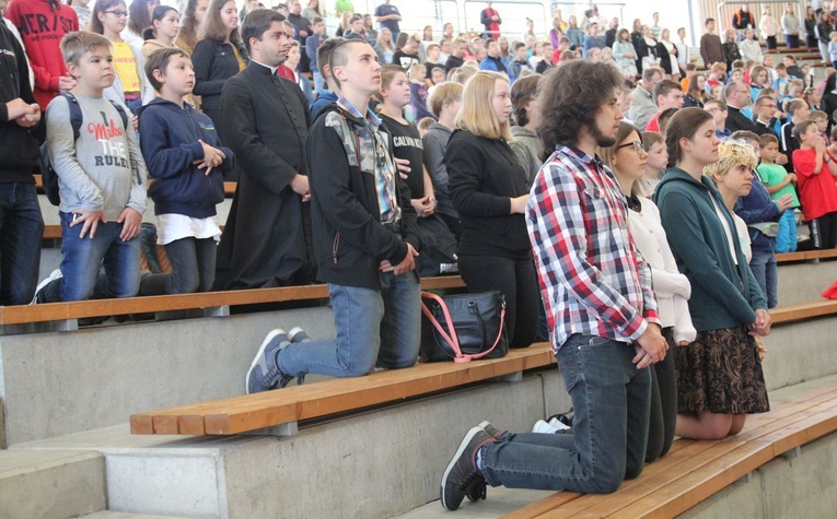 Młodzi w amfiteatrze pod Grojcem w Żywcu - 2019