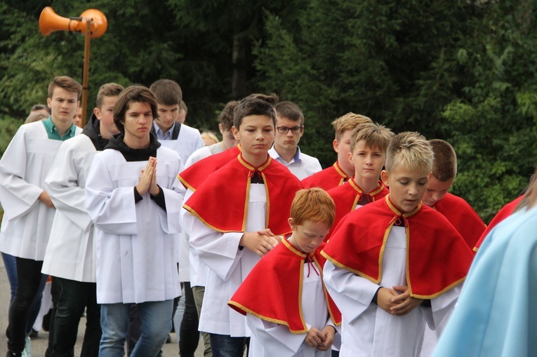 Z Przeczycy pod krzyż na granicy z Jodłową