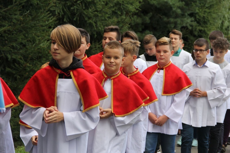 Z Przeczycy pod krzyż na granicy z Jodłową