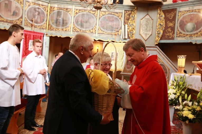 Odpust w kościele w Łagowie